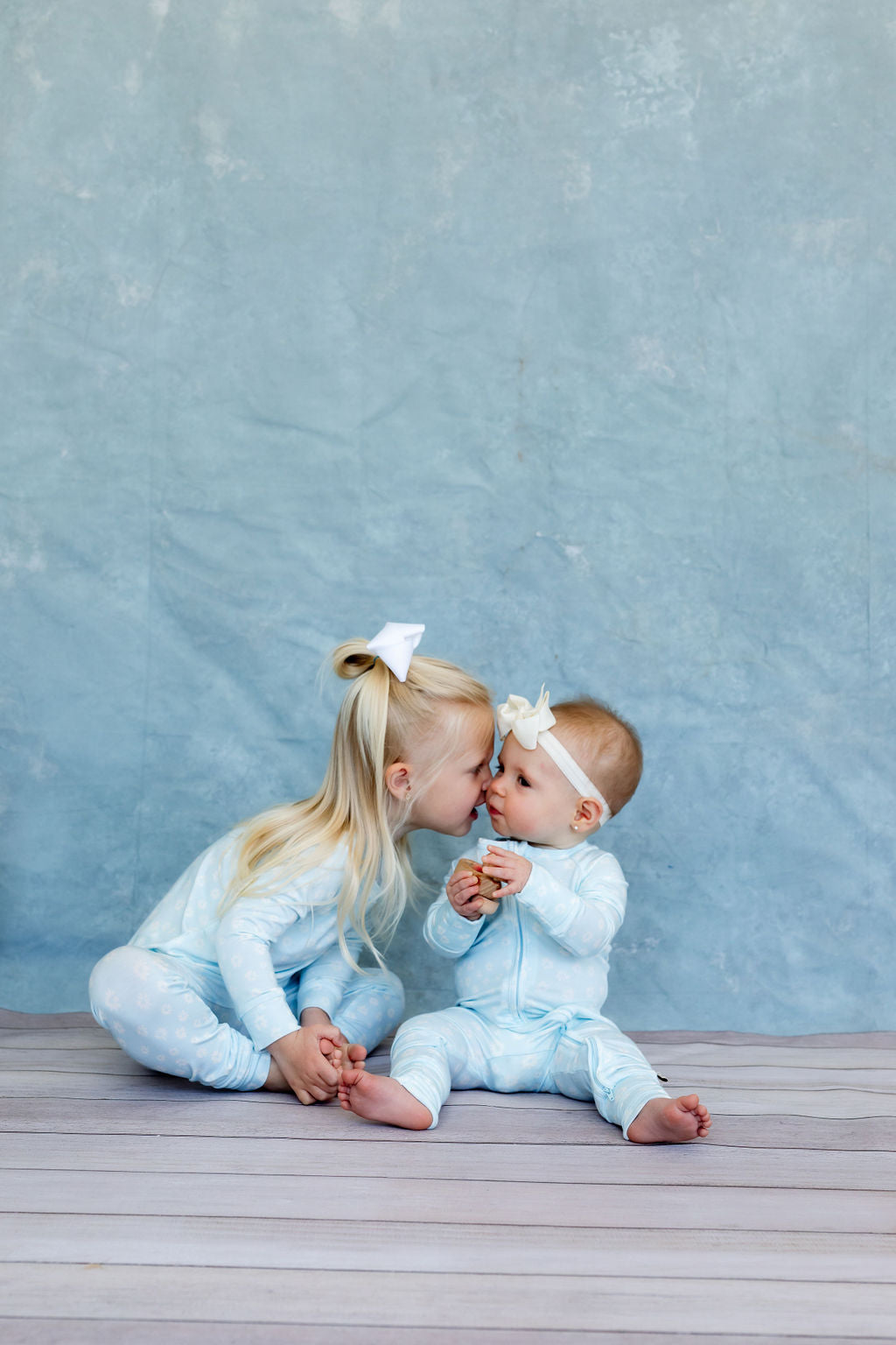 Two Piece Pajamas | Tiny Blooms Ice