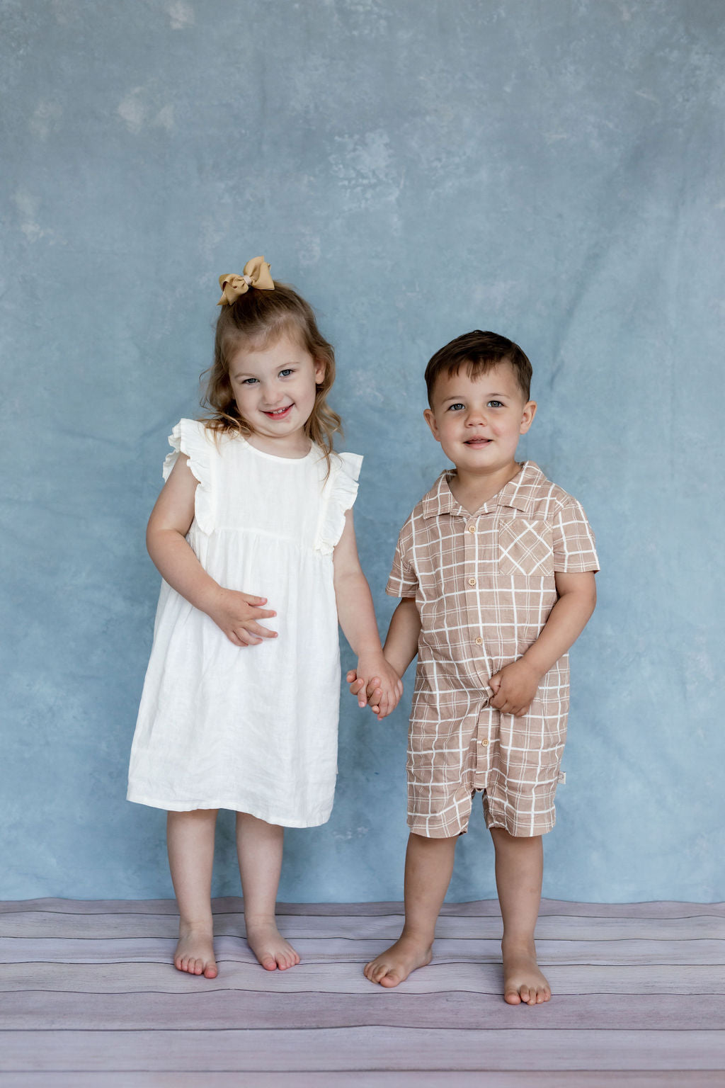 Ryman Romper – Sandy Horizon Plaid