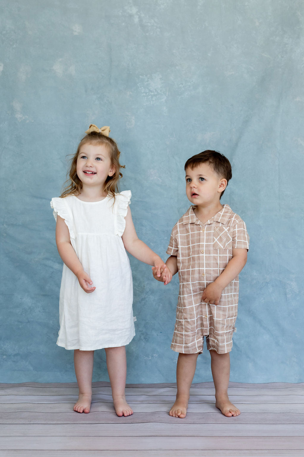 Ryman Romper – Sandy Horizon Plaid