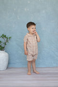 Ryman Romper – Sandy Horizon Plaid