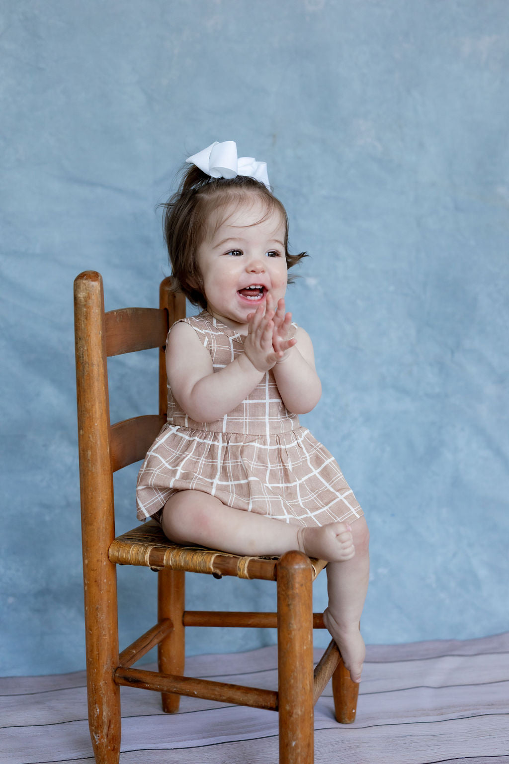 Annistyn Romper – Sandy Horizon Plaid