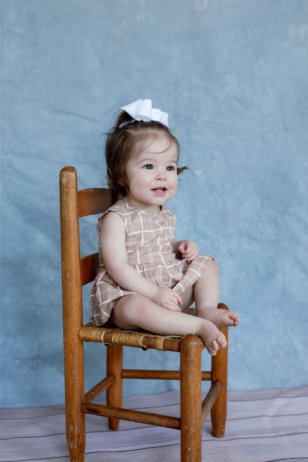 Annistyn Romper – Sandy Horizon Plaid