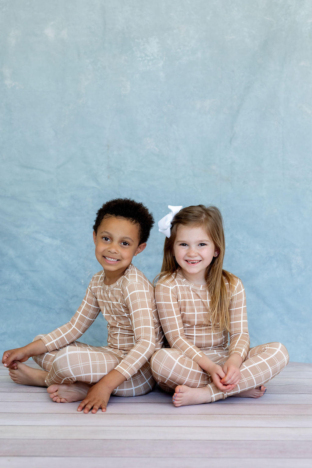 Two Piece Pajamas | Sandy Horizon Plaid