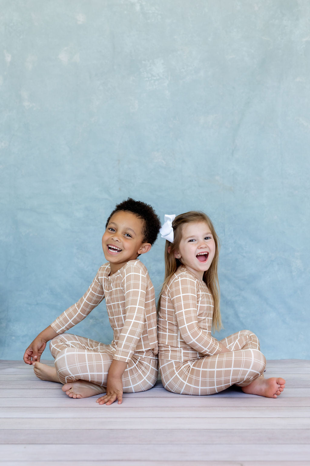 Two Piece Pajamas | Sandy Horizon Plaid