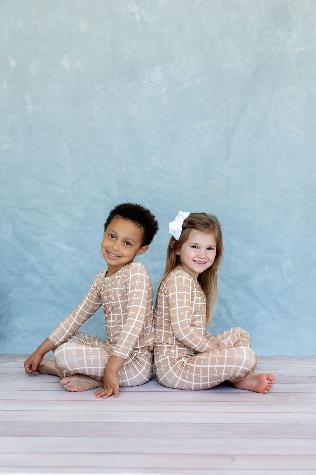 Two Piece Pajamas | Sandy Horizon Plaid