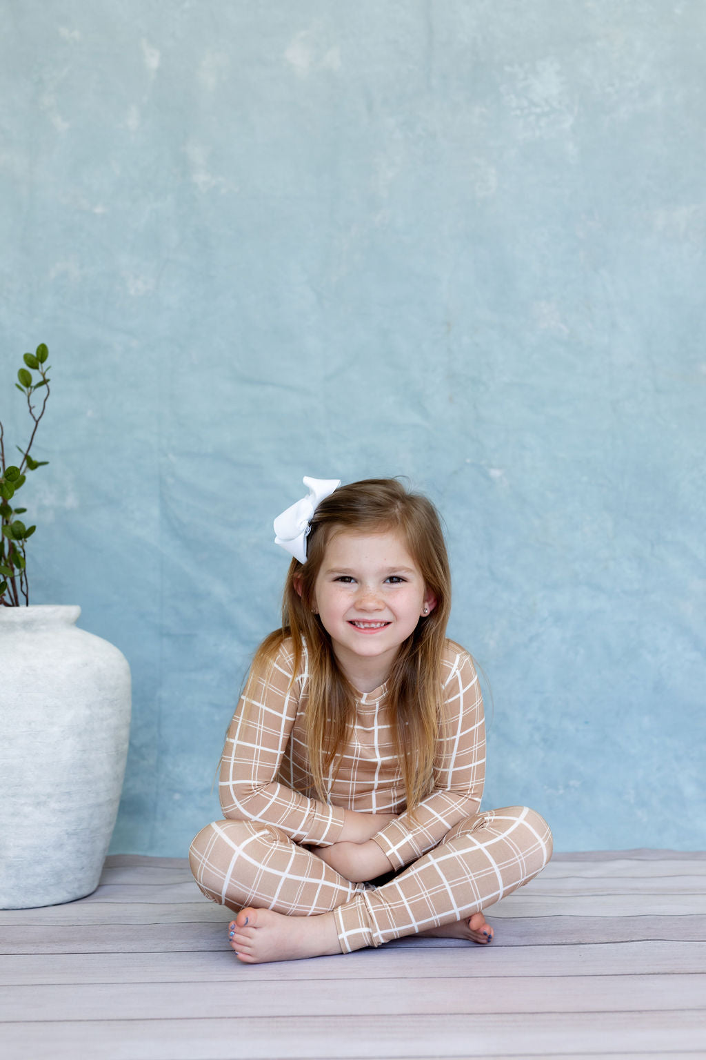 Two Piece Pajamas | Sandy Horizon Plaid