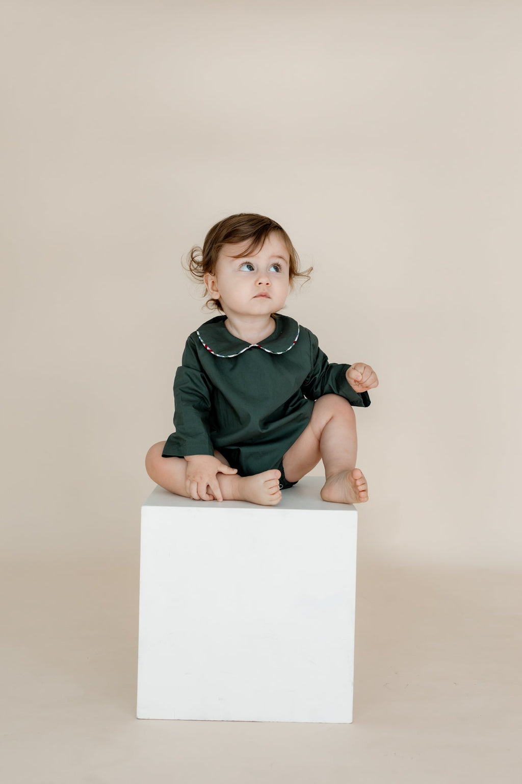 Vintage Green + Plaid Bubble