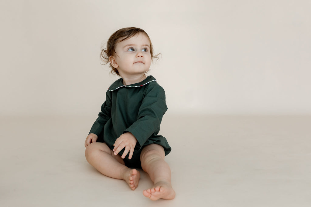 Vintage Green + Plaid Bubble