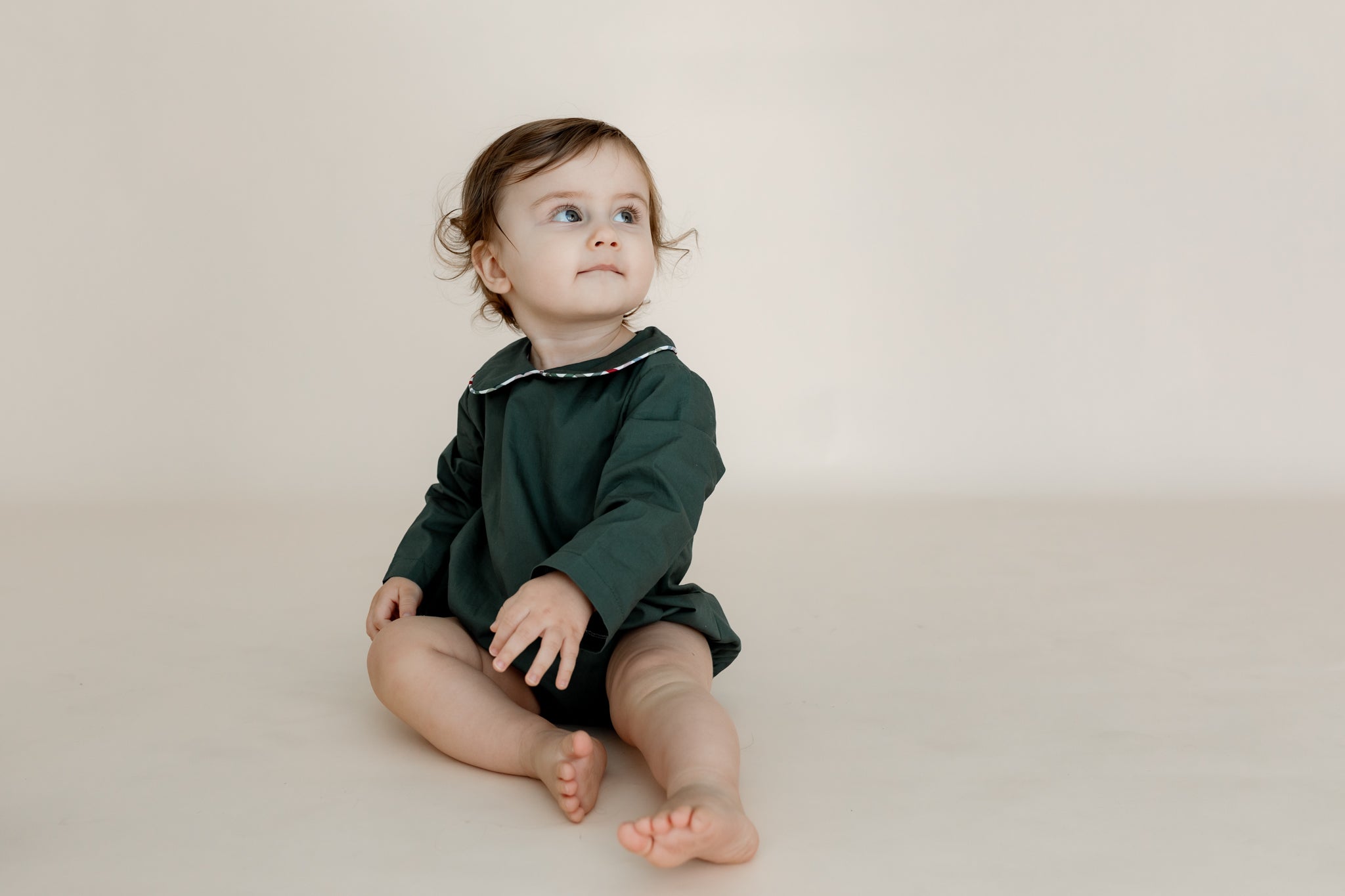 Vintage Green + Plaid Bubble