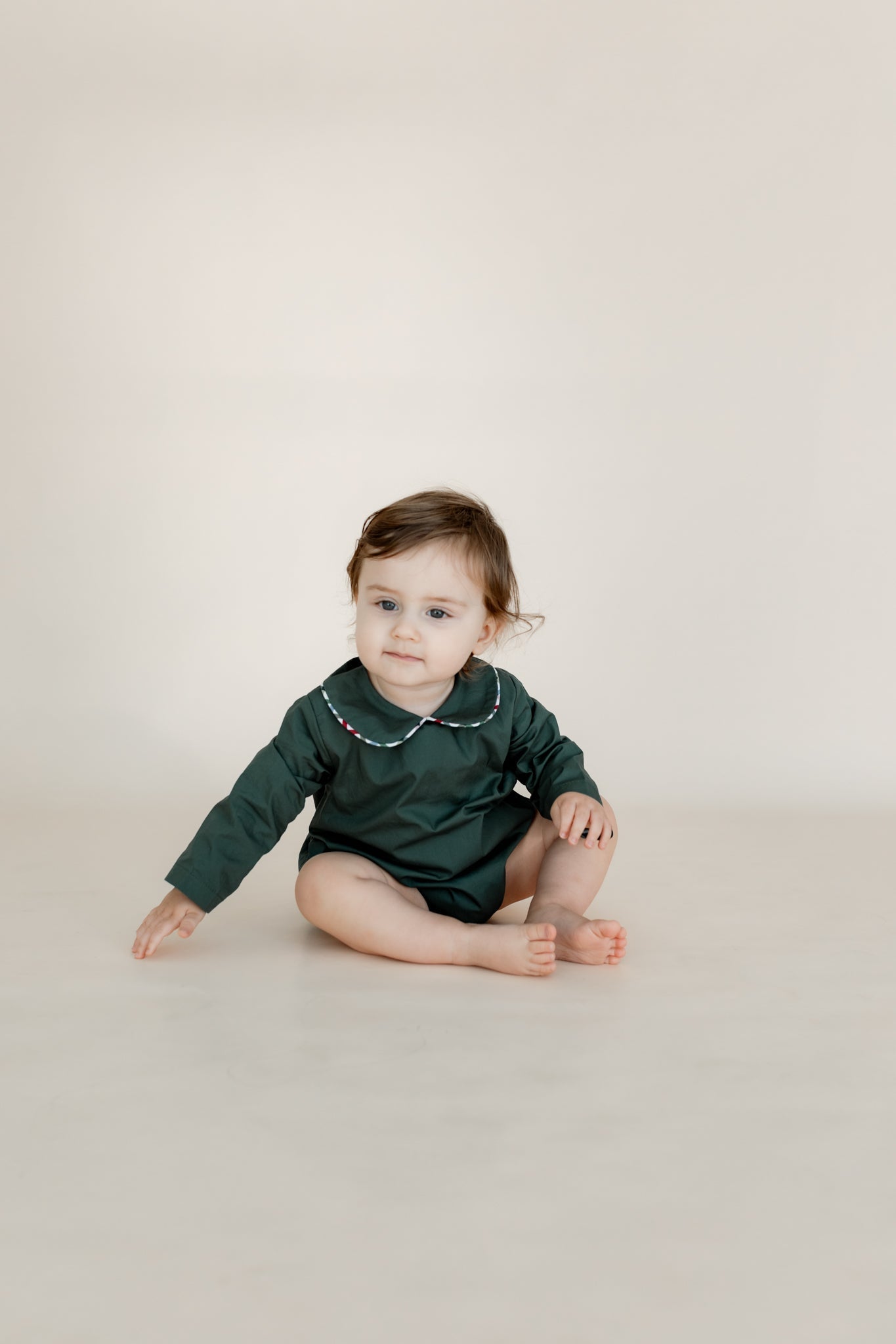 Vintage Green + Plaid Bubble