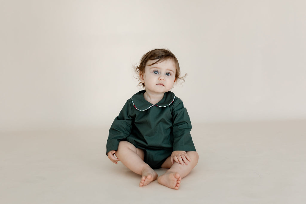Vintage Green + Plaid Bubble