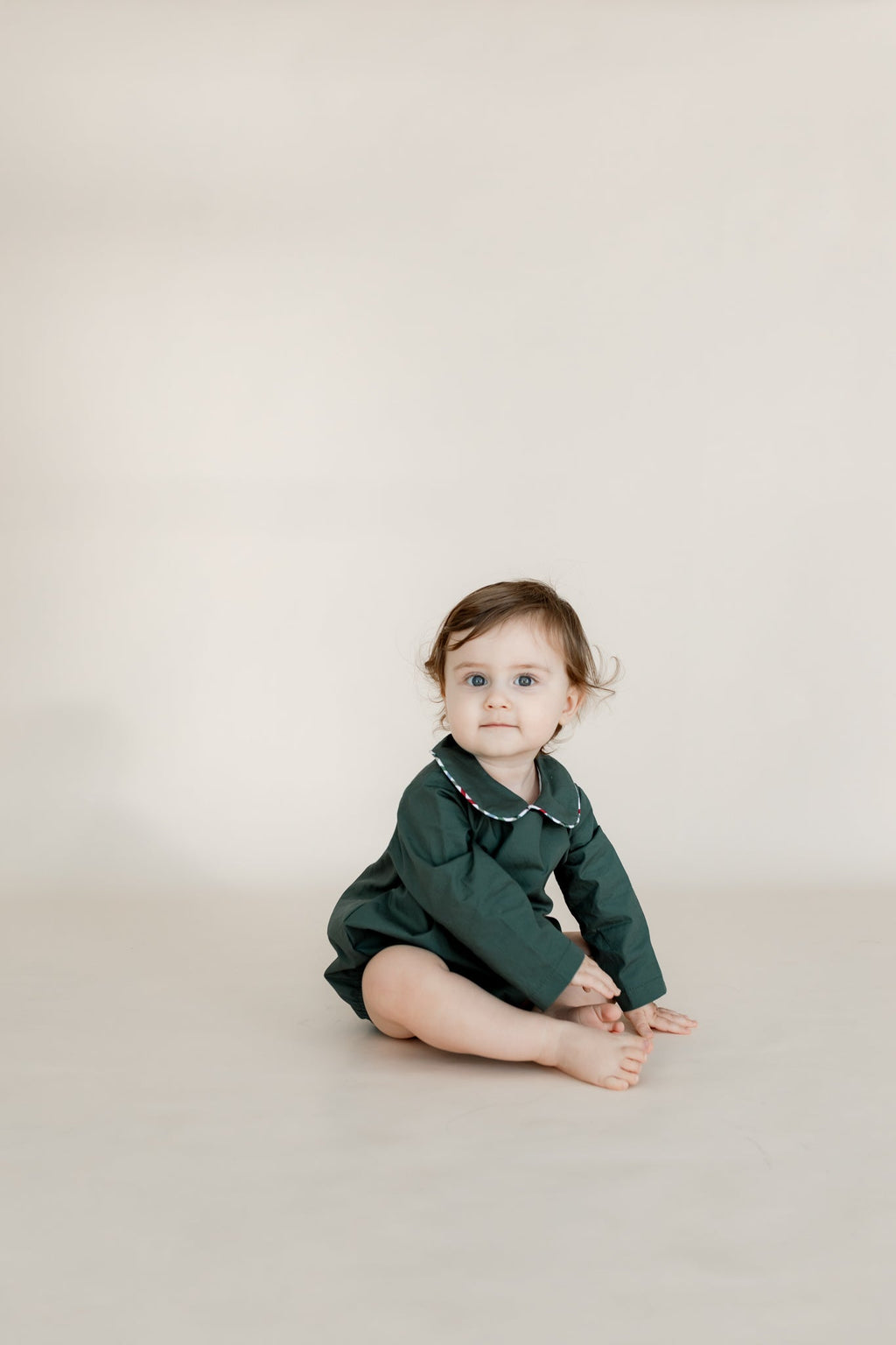 Vintage Green + Plaid Bubble