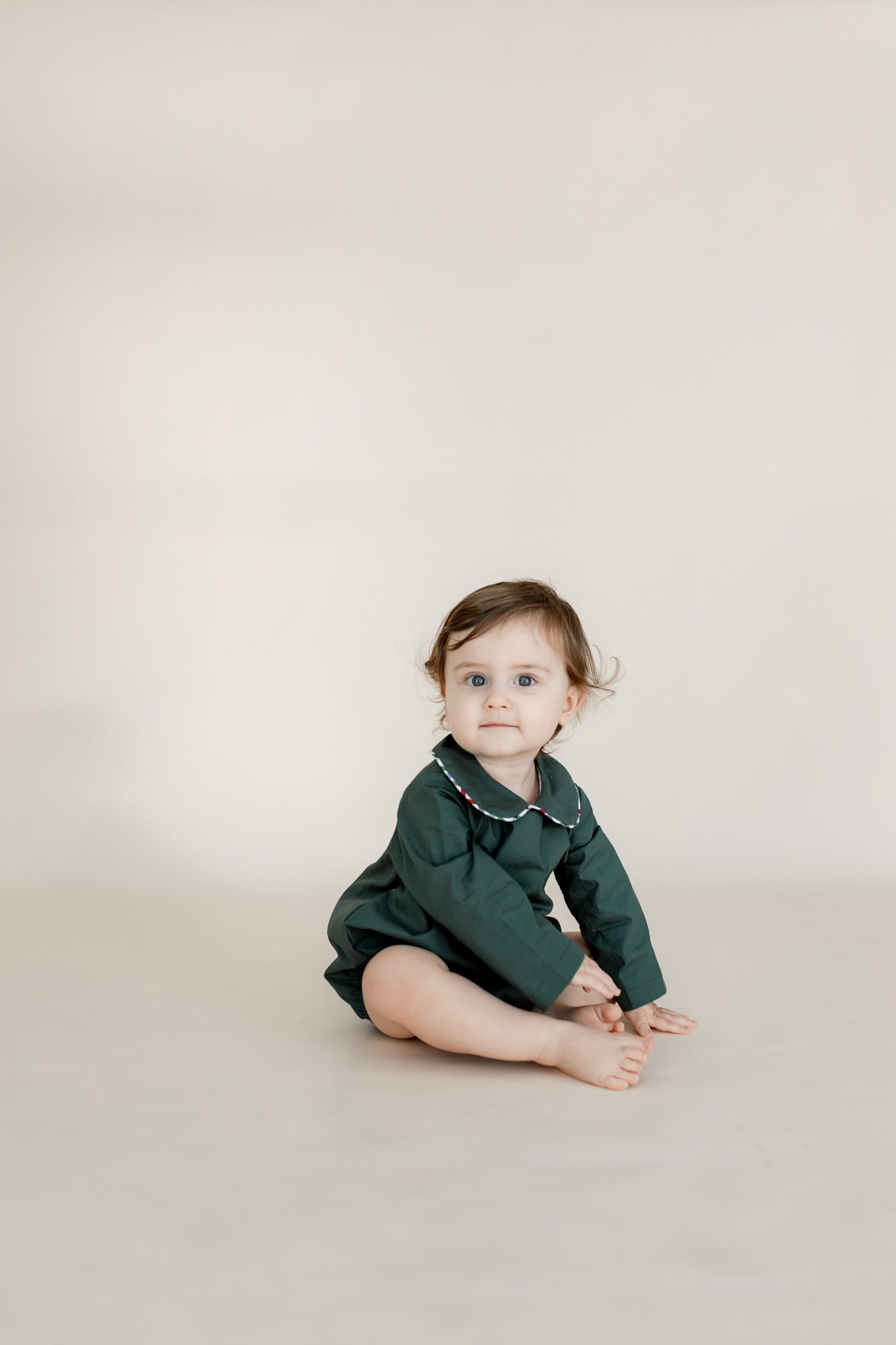 Vintage Green + Plaid Bubble