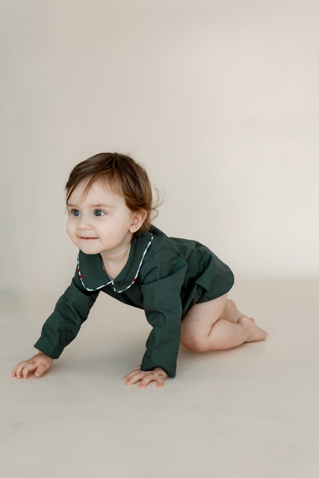 Vintage Green + Plaid Bubble