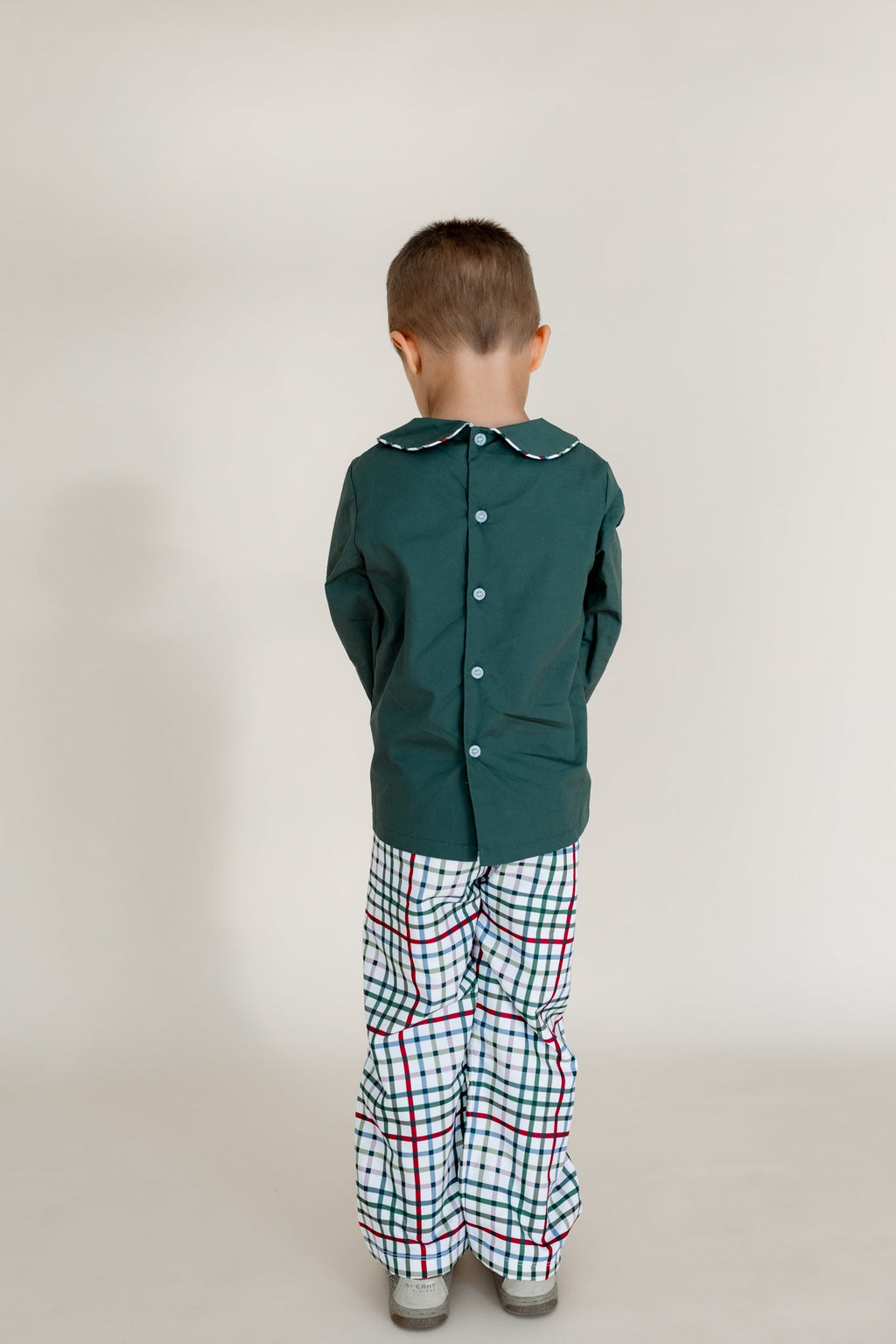 Vintage Plaid Top + Pant Set