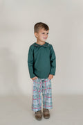 Vintage Plaid Top + Pant Set