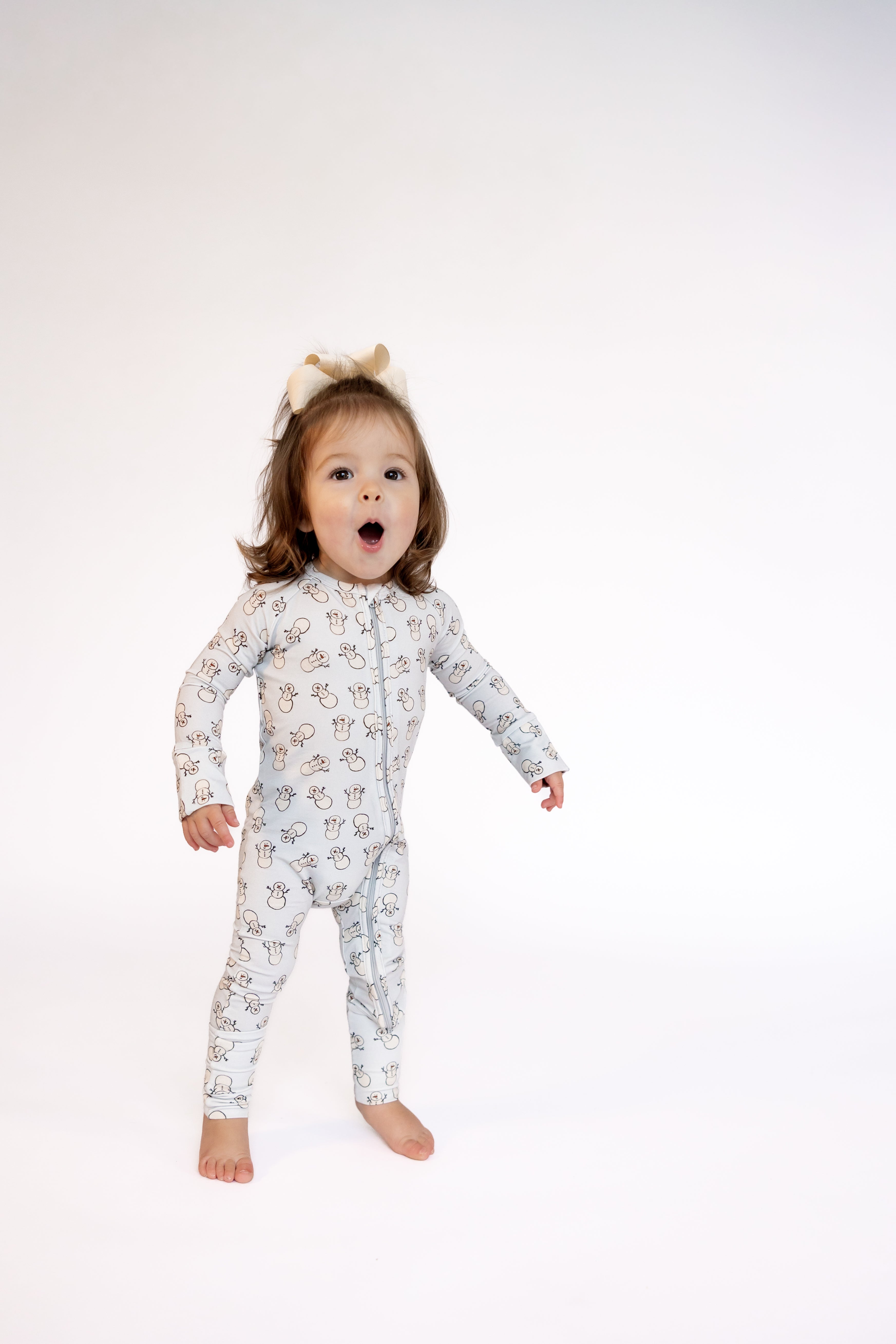 Baby Zip Sleeper – Tiny Snowman