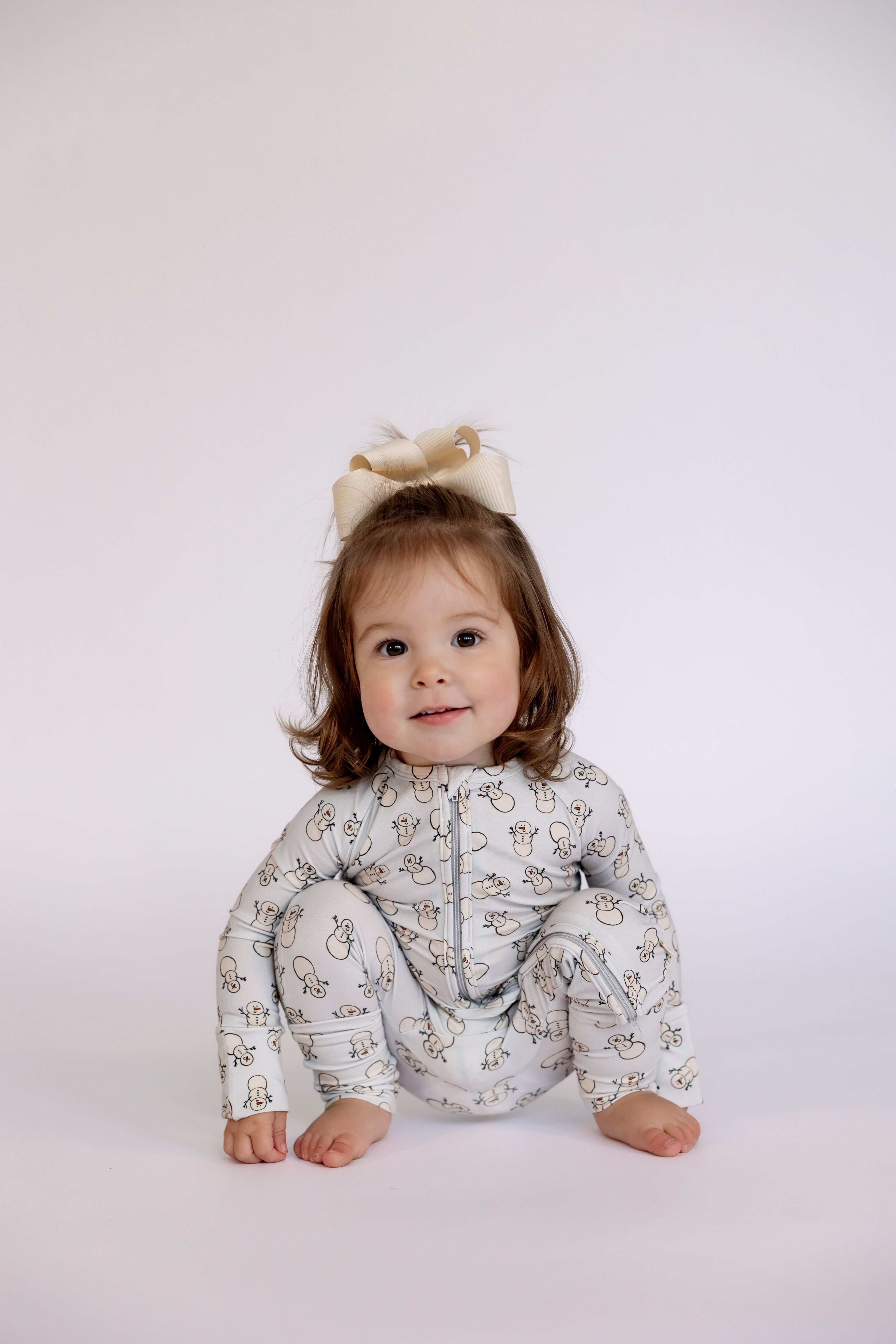 Baby Zip Sleeper – Tiny Snowman