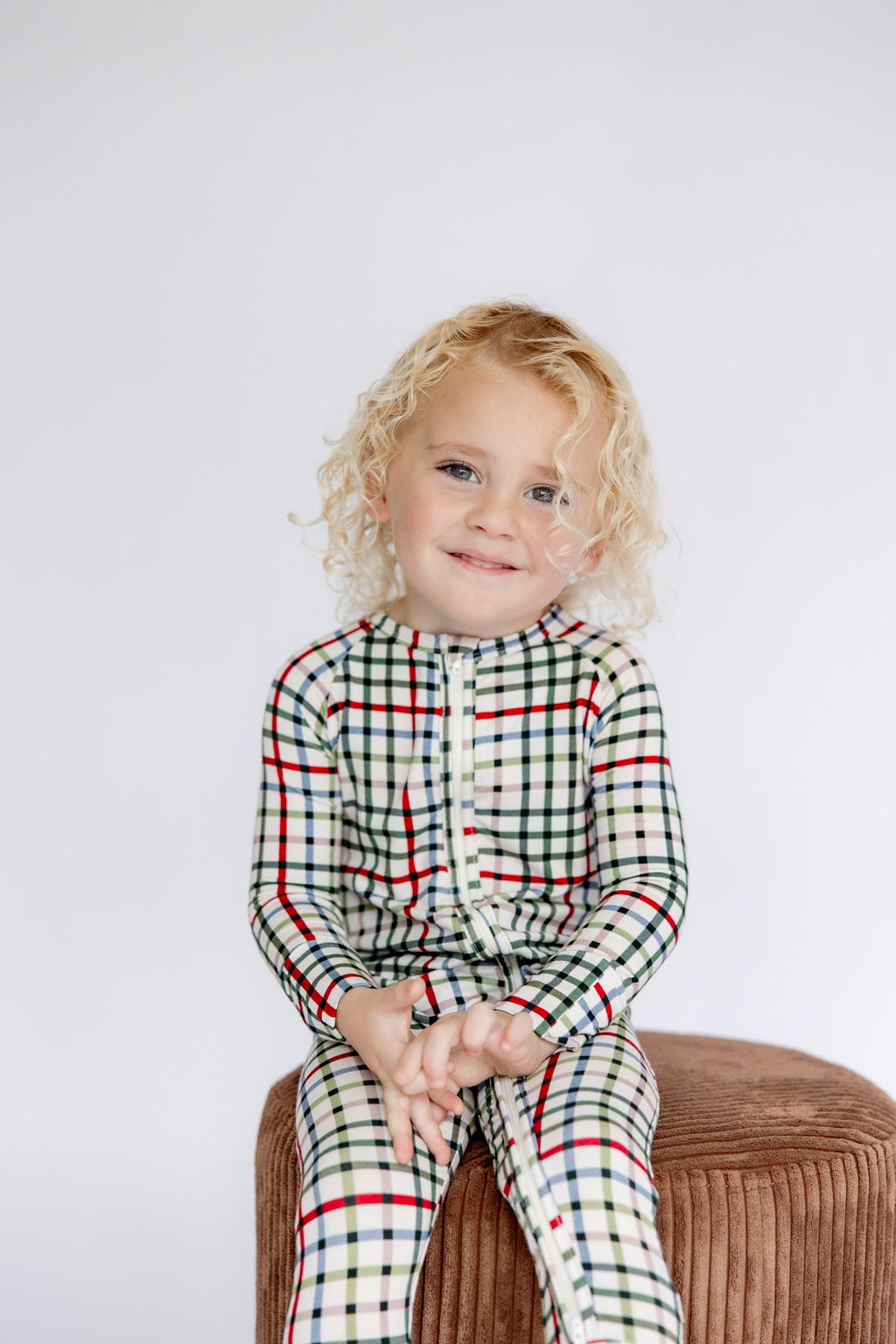 Baby Zip Sleeper – Vintage Plaid