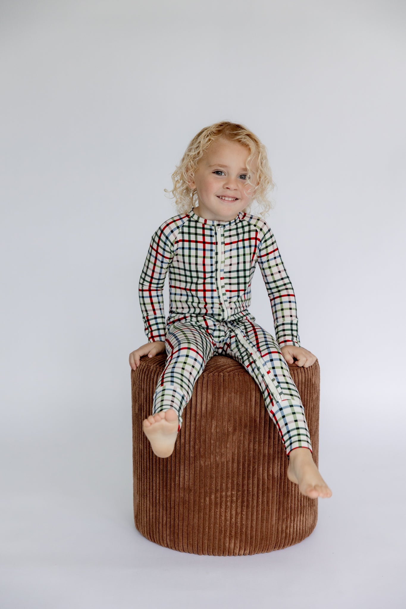 Baby Zip Sleeper – Vintage Plaid