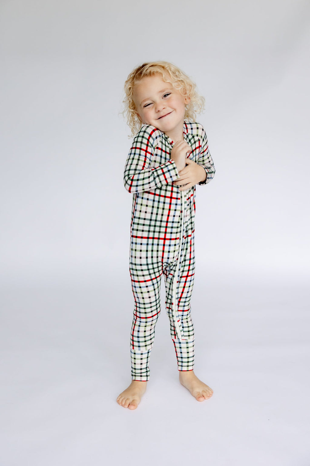 Baby Zip Sleeper – Vintage Plaid