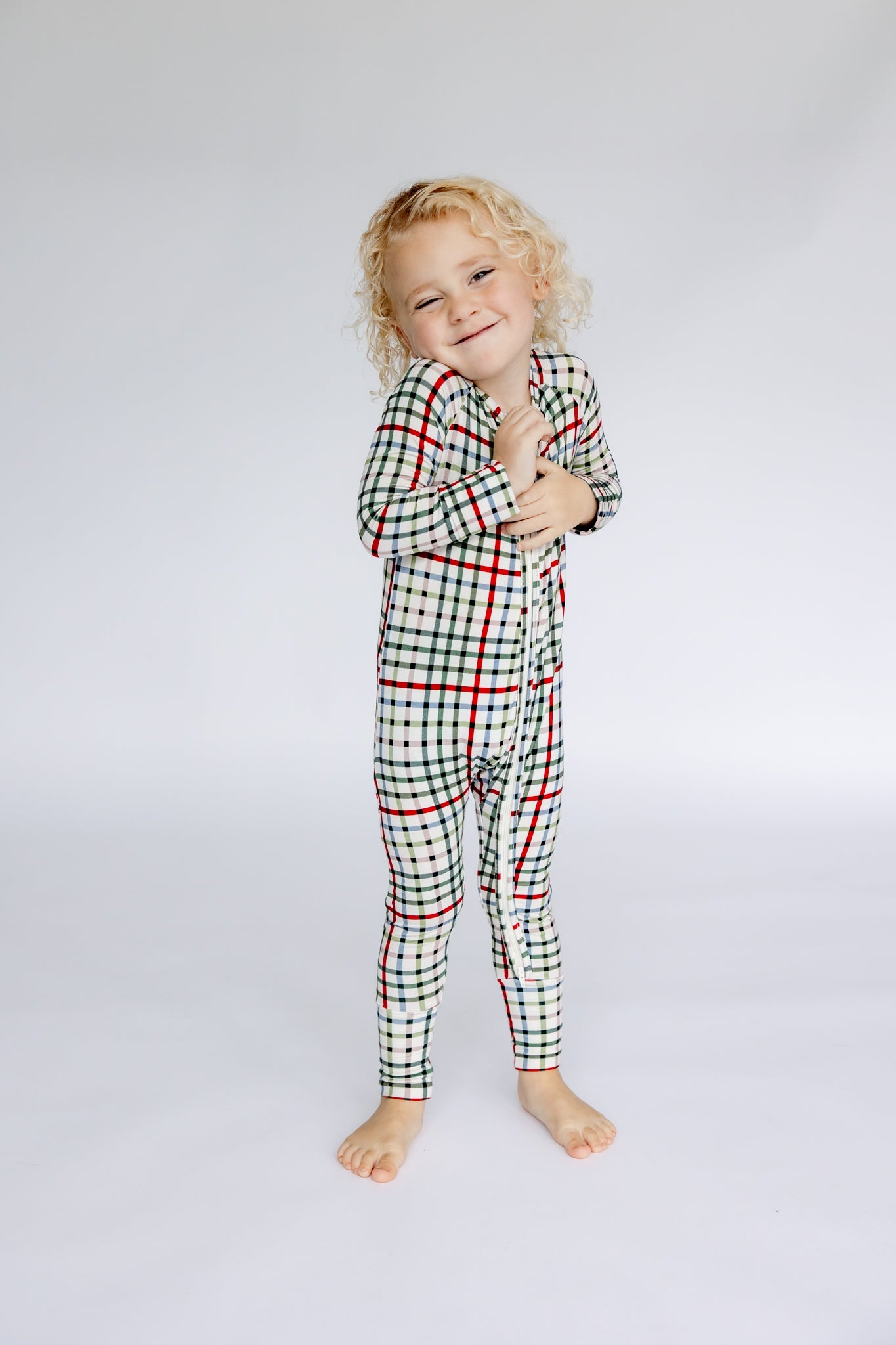 Baby Zip Sleeper – Vintage Plaid