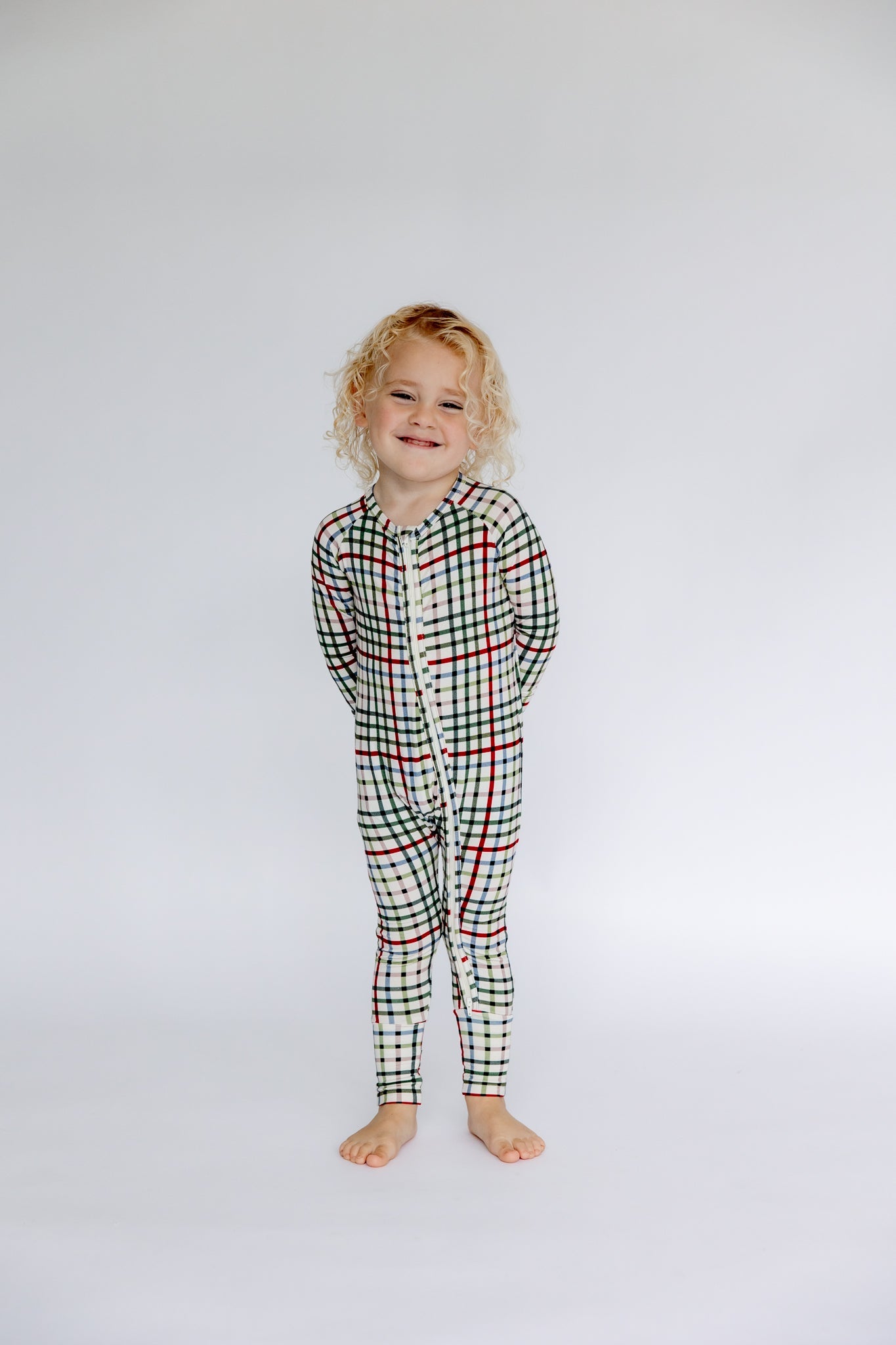 Baby Zip Sleeper – Vintage Plaid