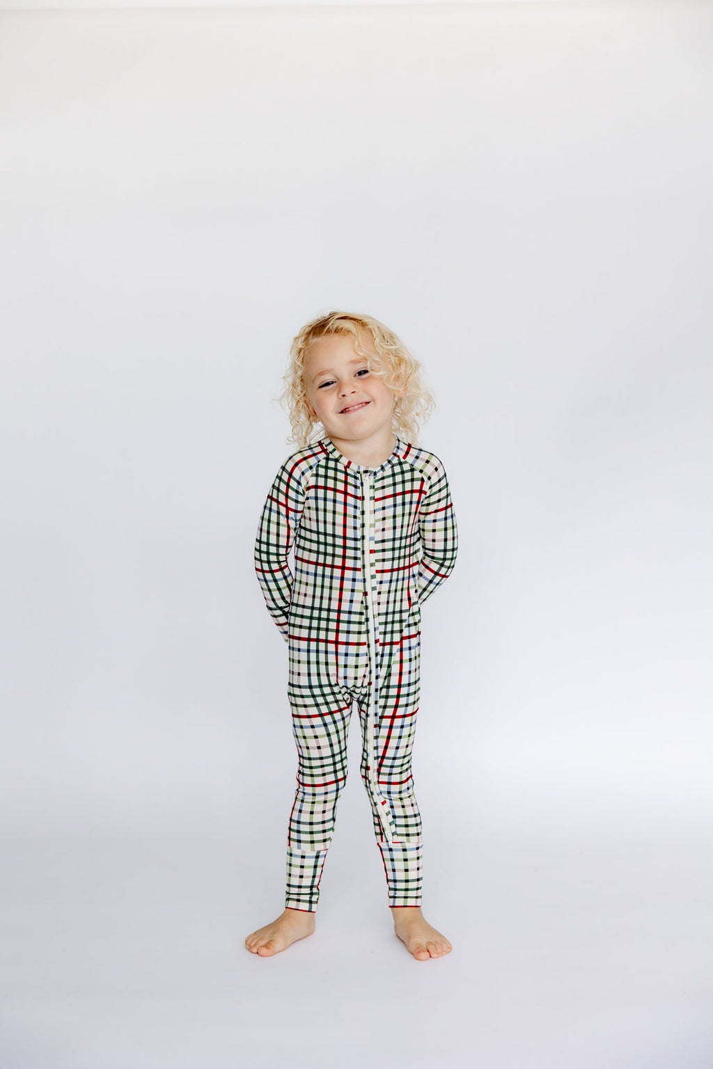 Baby Zip Sleeper – Vintage Plaid