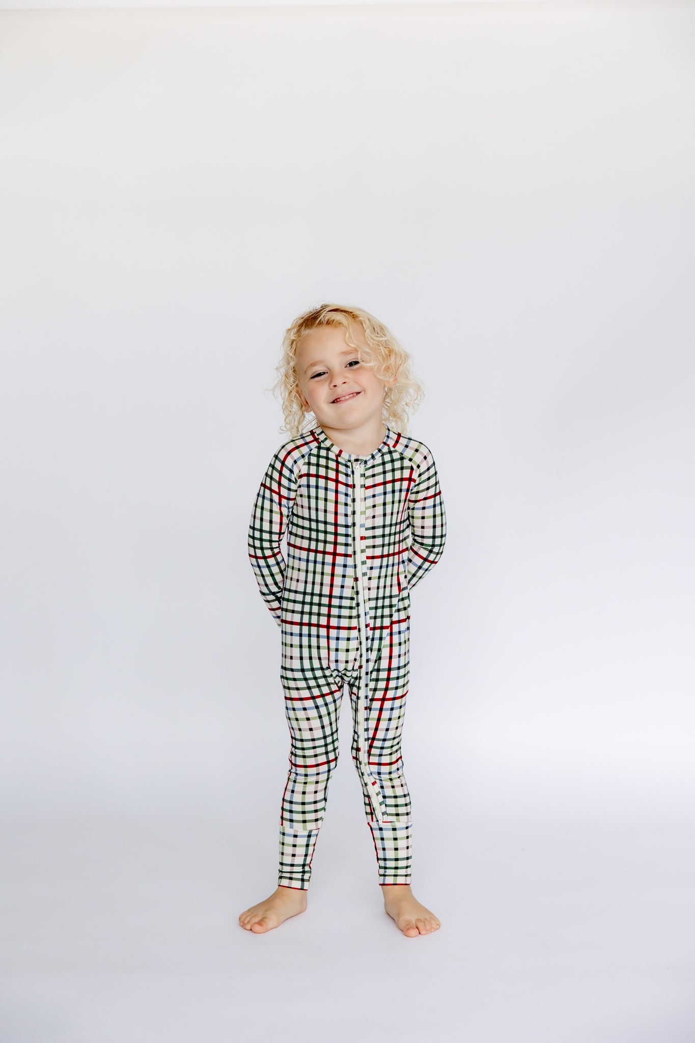 Baby Zip Sleeper – Vintage Plaid