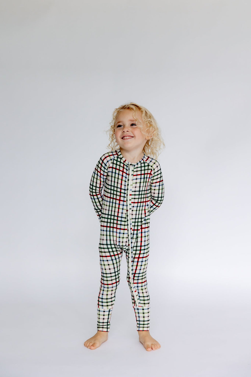 Baby Zip Sleeper – Vintage Plaid