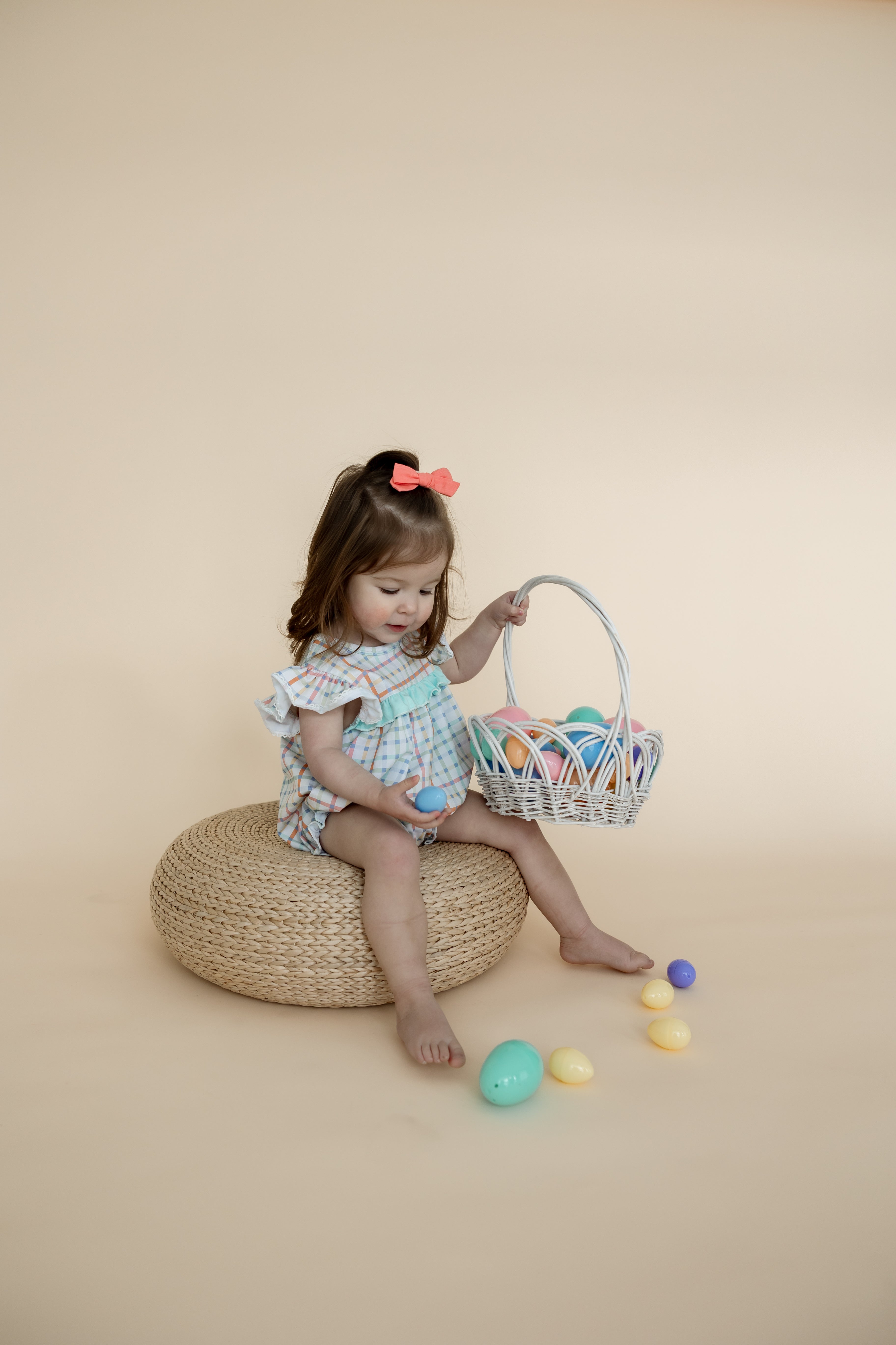 Charlotte Romper | Pastel Plaid
