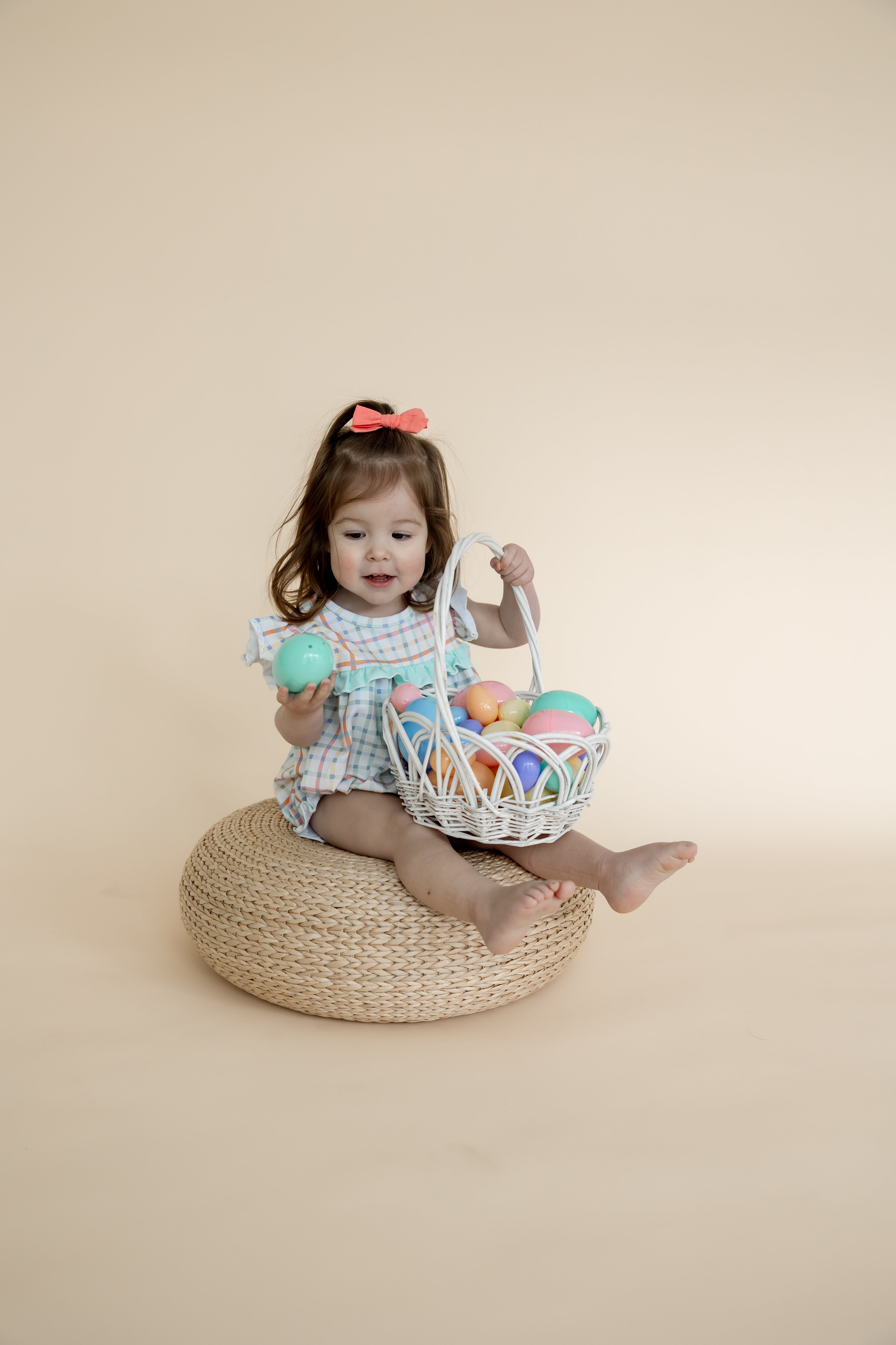 Charlotte Romper | Pastel Plaid