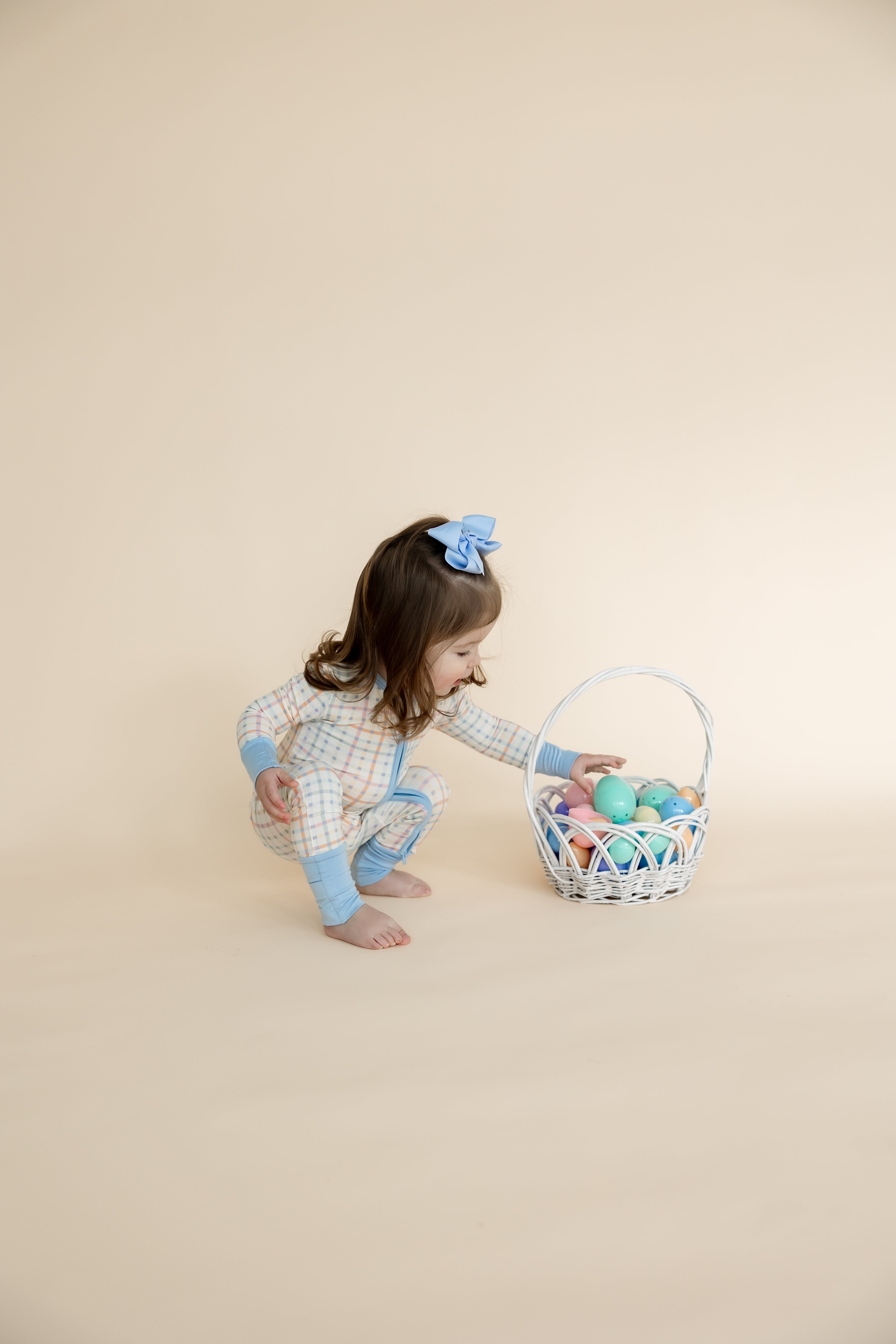 Baby Zip Sleeper | Pastel Plaid
